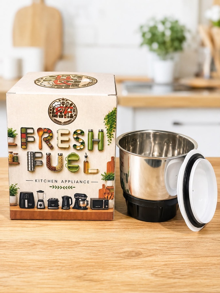 FreshFuel Mixer Grinder 300ml White Jar Only